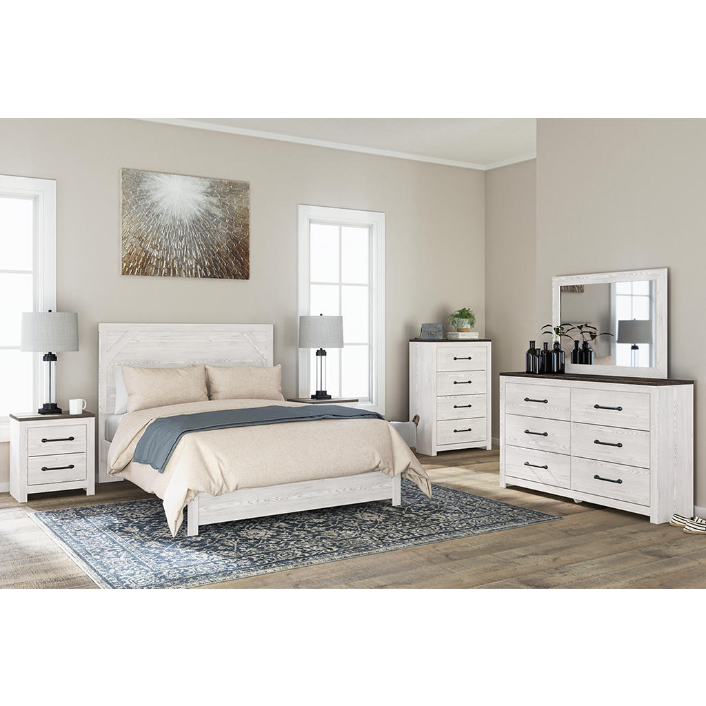 Gerridan Queen Panel Bed, Dresser, Mirror, and Chest Signature Design by Ashley® Uncategorized