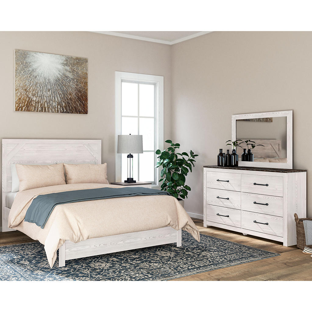 Gerridan Queen Bed with Mirrored Dresser and Nightstand Signature Design by Ashley® Uncategorized
