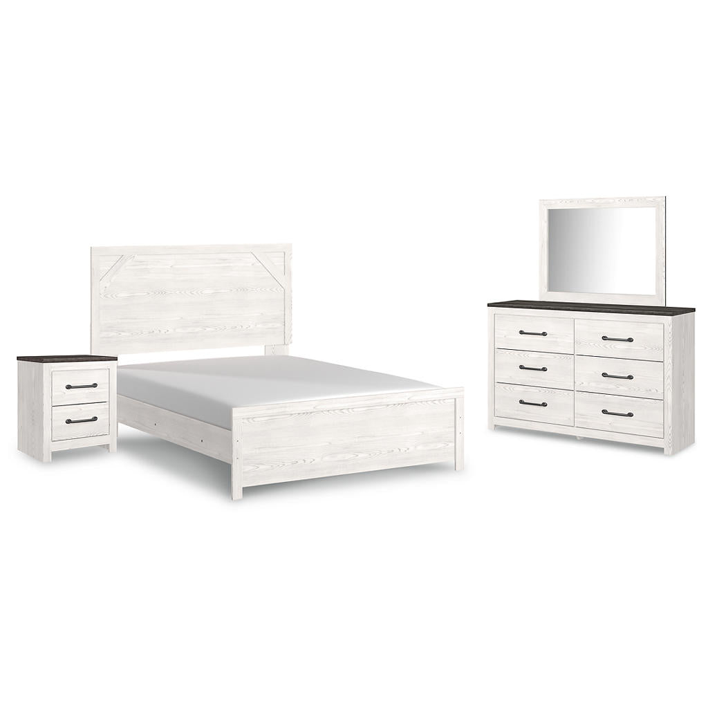 Gerridan Queen Bed with Mirrored Dresser and Nightstand Signature Design by Ashley® Uncategorized