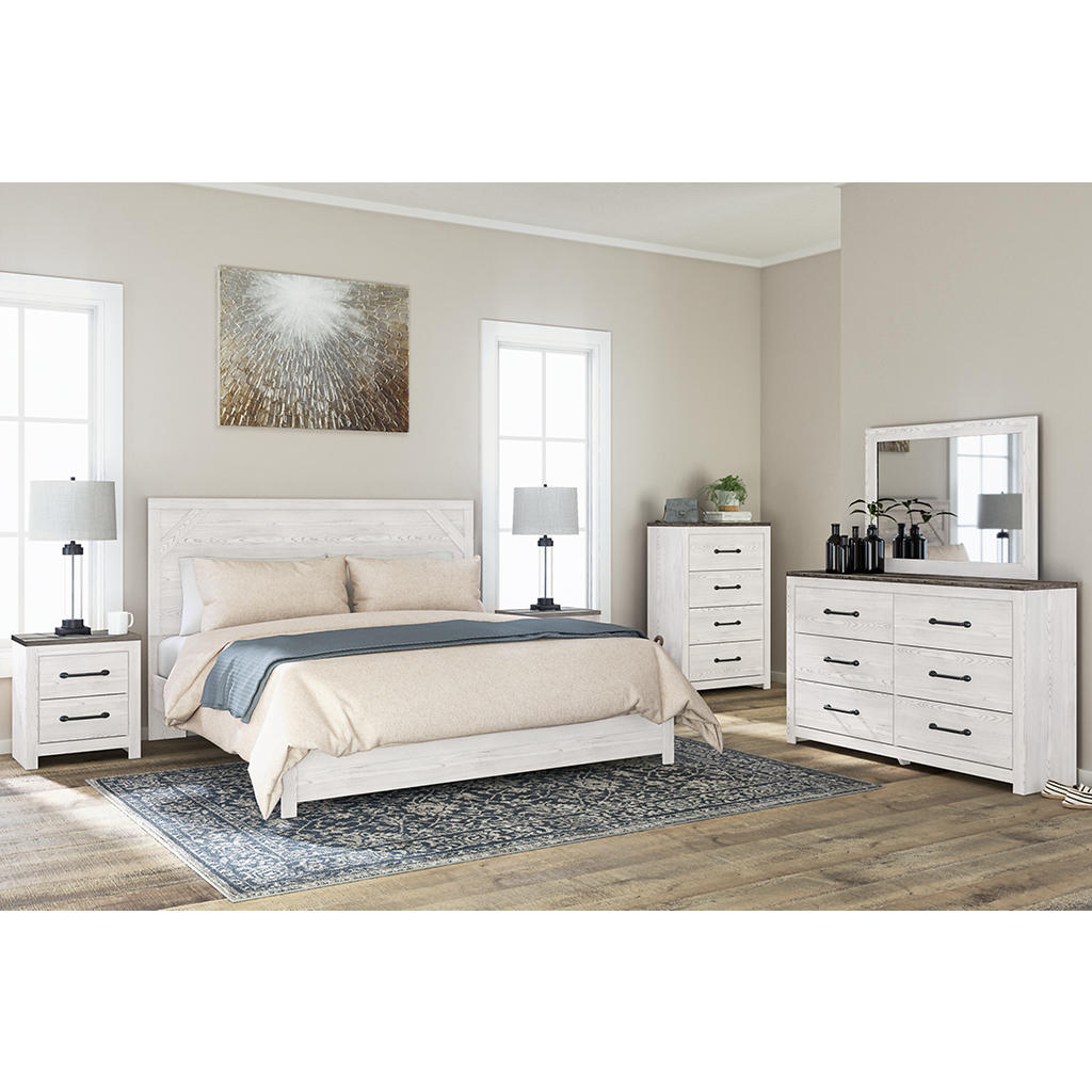 Gerridan King Panel Bed, Dresser and Mirror Signature Design by Ashley® Uncategorized