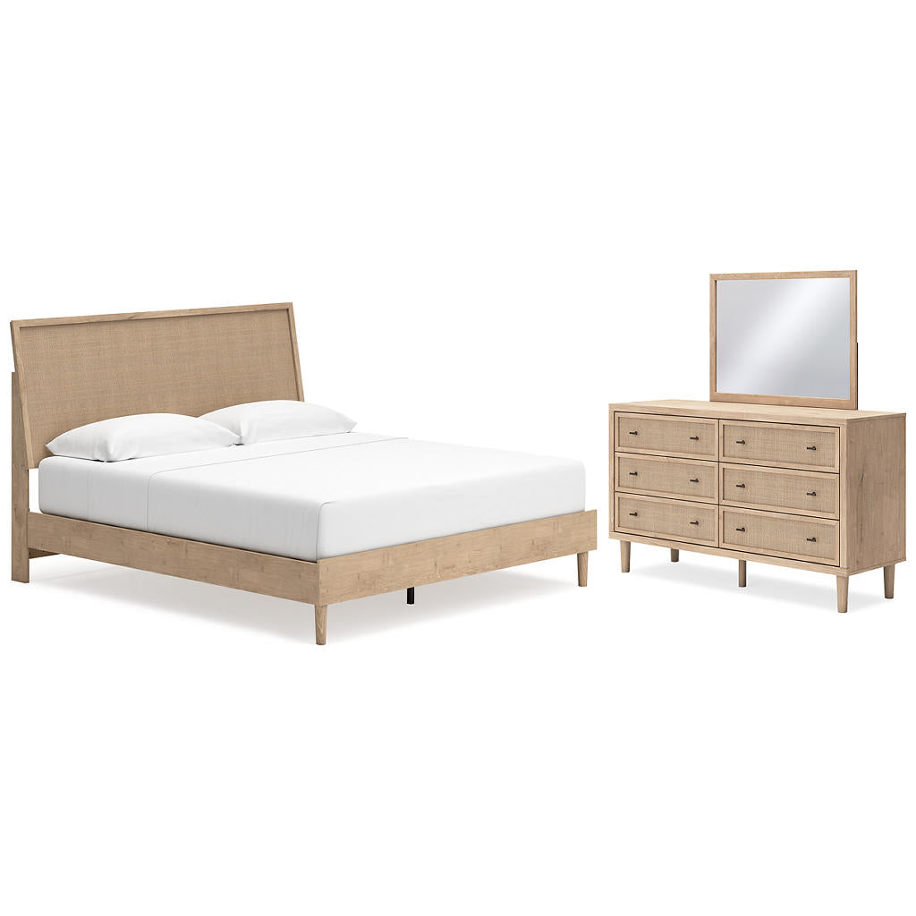 Cielden King Panel Bed, Dresser and Mirror Signature Design by Ashley® Uncategorized