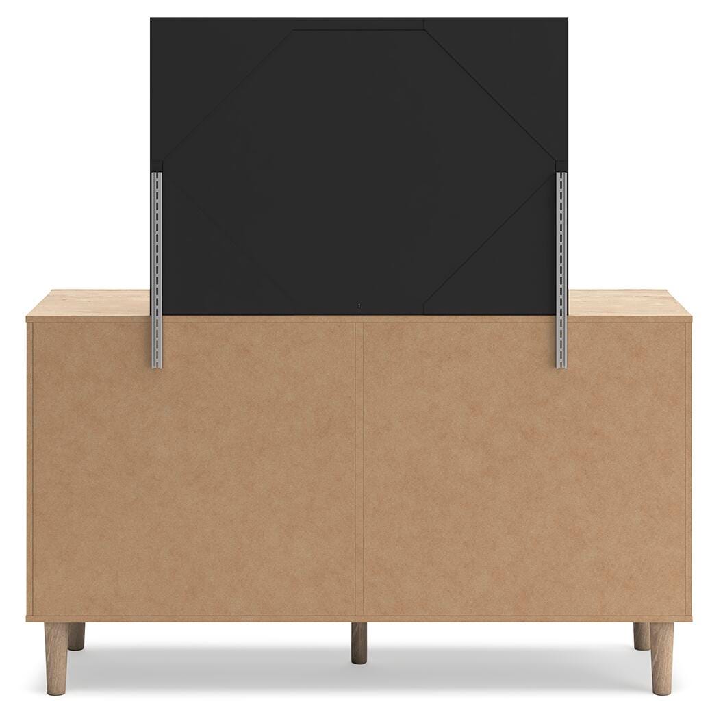 Cielden Queen Upholstered Bed, Dresser and Mirror — 3-Piece Signature Design by Ashley® Bedroom