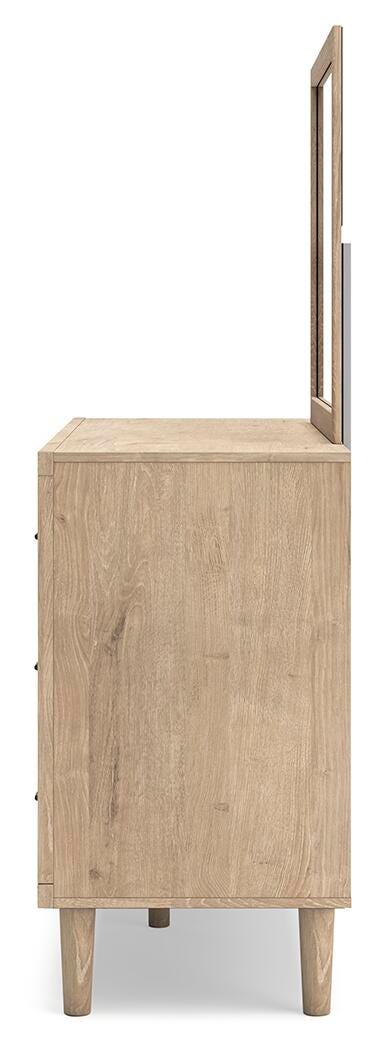 Cielden Queen Upholstered Bed, Dresser and Mirror — 3-Piece Signature Design by Ashley® Bedroom
