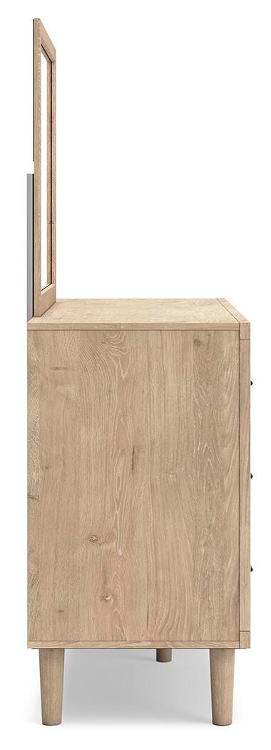 Cielden Queen Upholstered Bed, Dresser and Mirror — 3-Piece Signature Design by Ashley® Bedroom