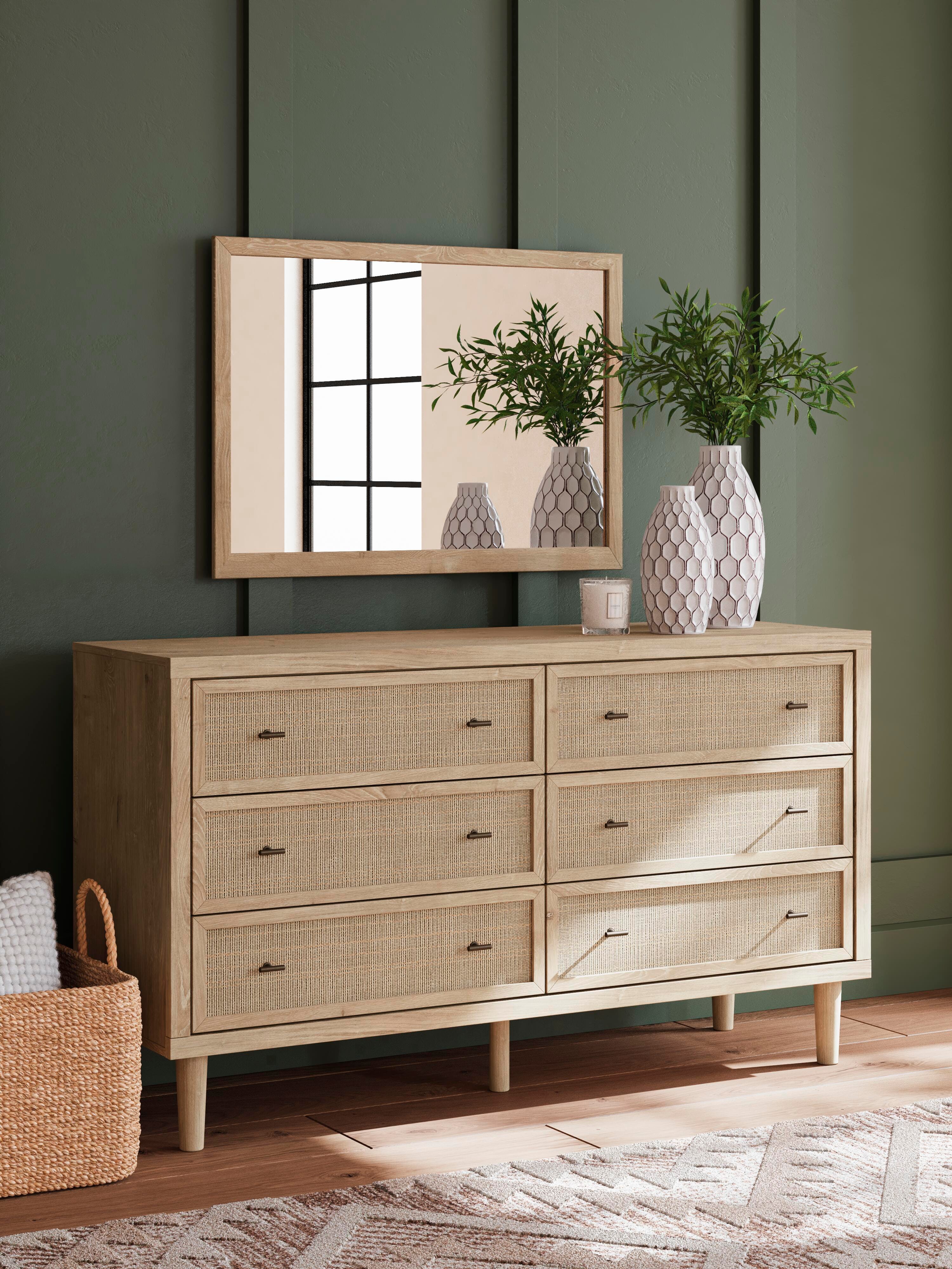 Cielden Queen Upholstered Bed, Dresser and Mirror — 3-Piece Signature Design by Ashley® Bedroom