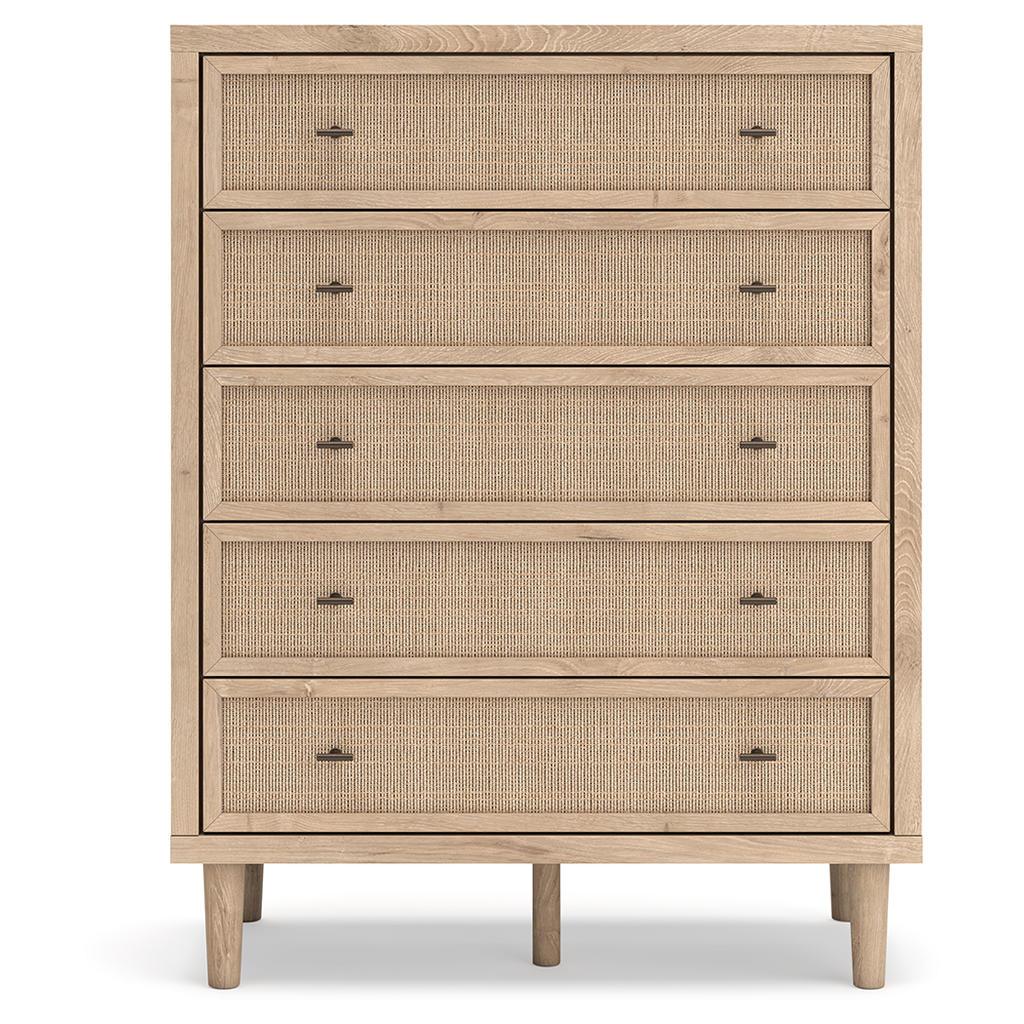 Cielden Chest of Drawers — Light Oak and Cane Signature Design by Ashley® Bedroom