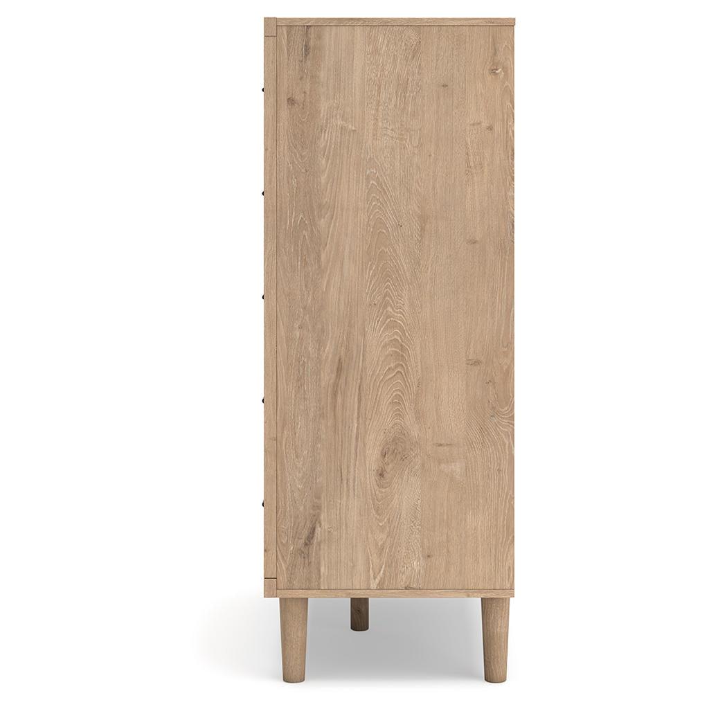 Cielden Chest of Drawers — Light Oak and Cane Signature Design by Ashley® Bedroom