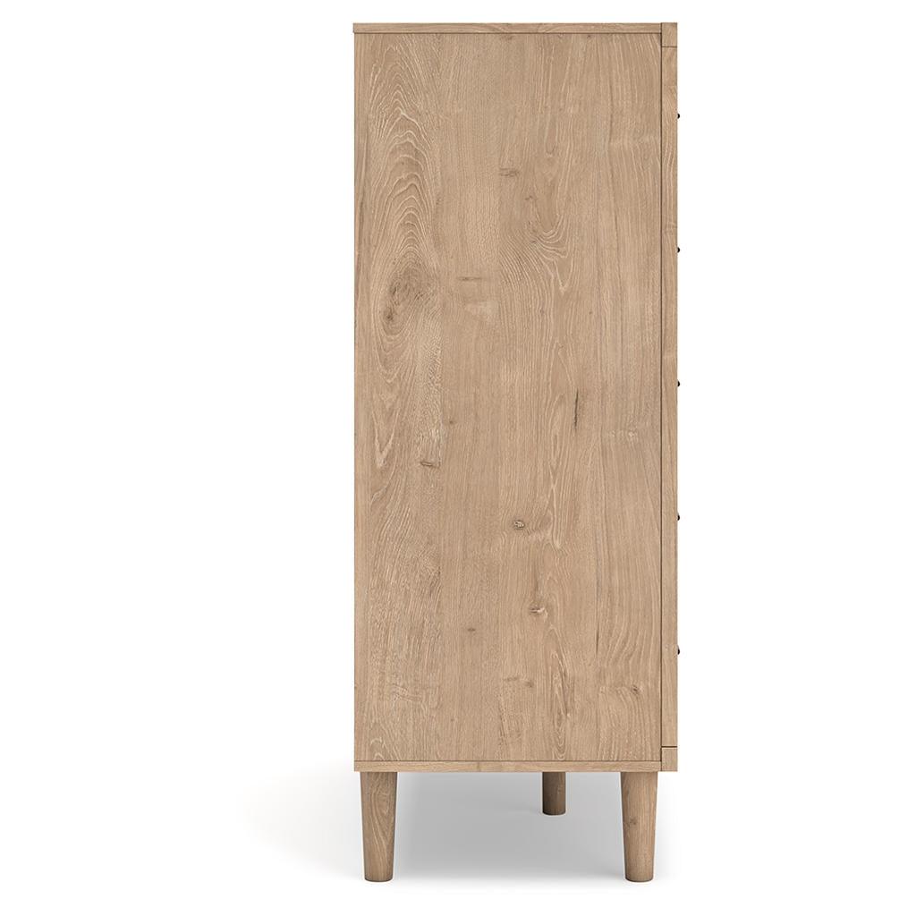 Cielden Chest of Drawers — Light Oak and Cane Signature Design by Ashley® Bedroom
