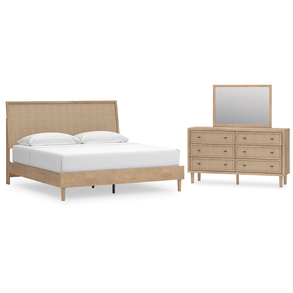 Cielden King Panel Bed, Dresser and Mirror Signature Design by Ashley® Uncategorized