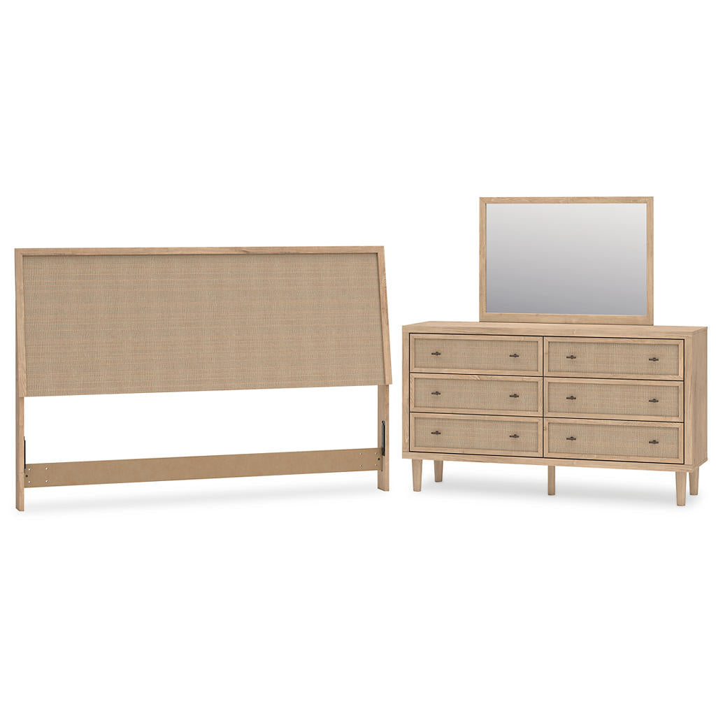 Cielden King Panel Headboard, Dresser and Mirror Signature Design by Ashley® Uncategorized
