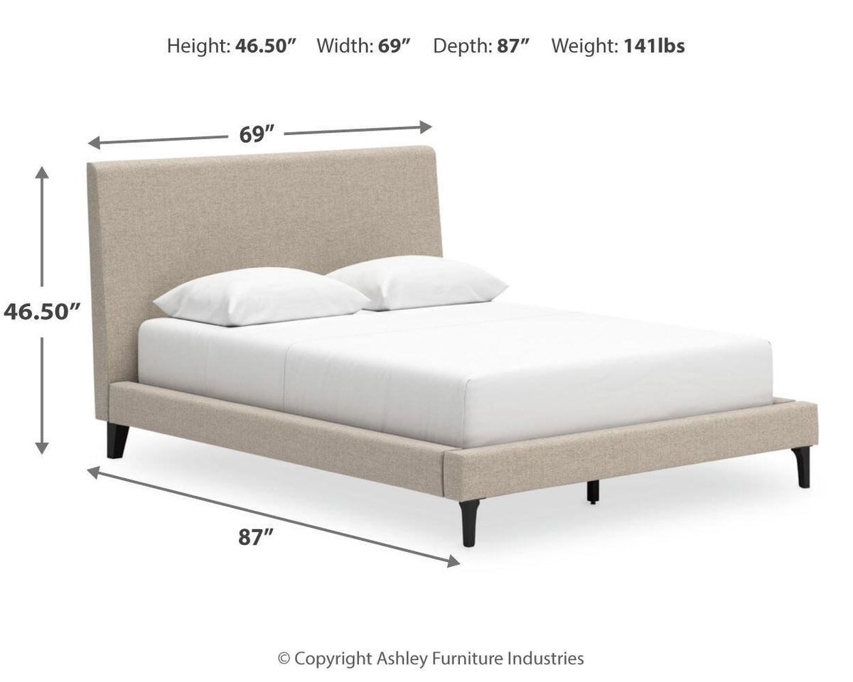 Cielden Queen Upholstered Bed, Dresser and Mirror — 3-Piece Signature Design by Ashley® Bedroom