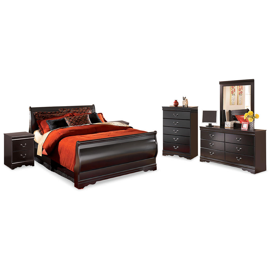 Huey Vineyard Queen Sleigh Bed, Dresser, Mirror, Chest, and 2 Nightstands Signature Design by Ashley® Uncategorized