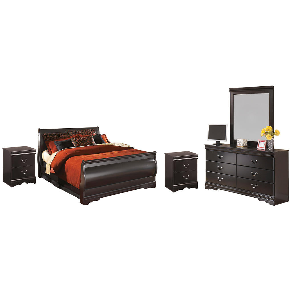 Huey Vineyard Full Sleigh Bed with Mirrored Dresser and 2 Nightstands Signature Design by Ashley® Uncategorized