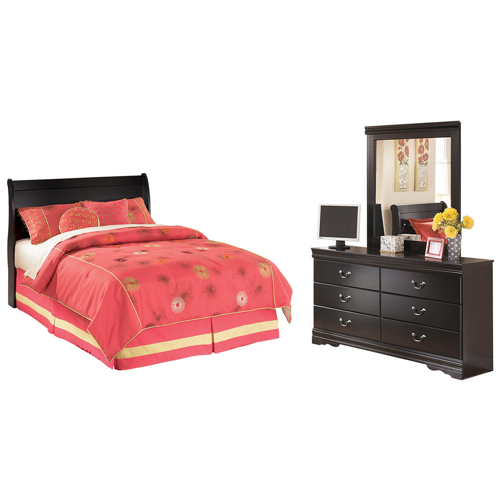 Huey Vineyard Full Sleigh Headboard, Dresser and Mirror Signature Design by Ashley® Uncategorized