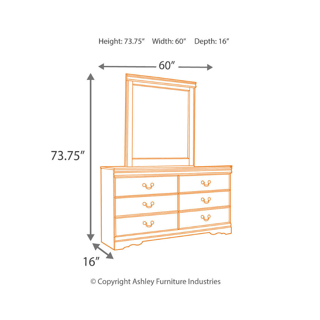 Huey Vineyard Twin Sleigh Headboard, Dresser and Mirror Signature Design by Ashley® Uncategorized
