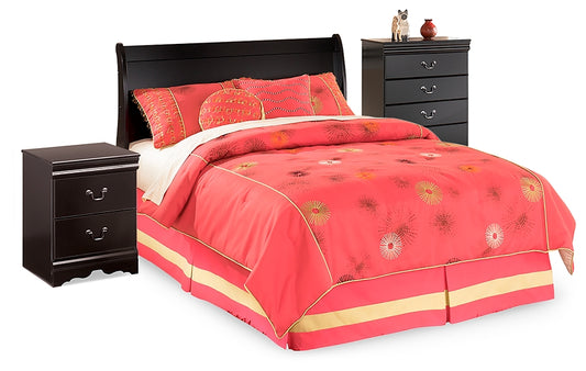 Huey Vineyard Full Sleigh Headboard, Chest and Nightstand