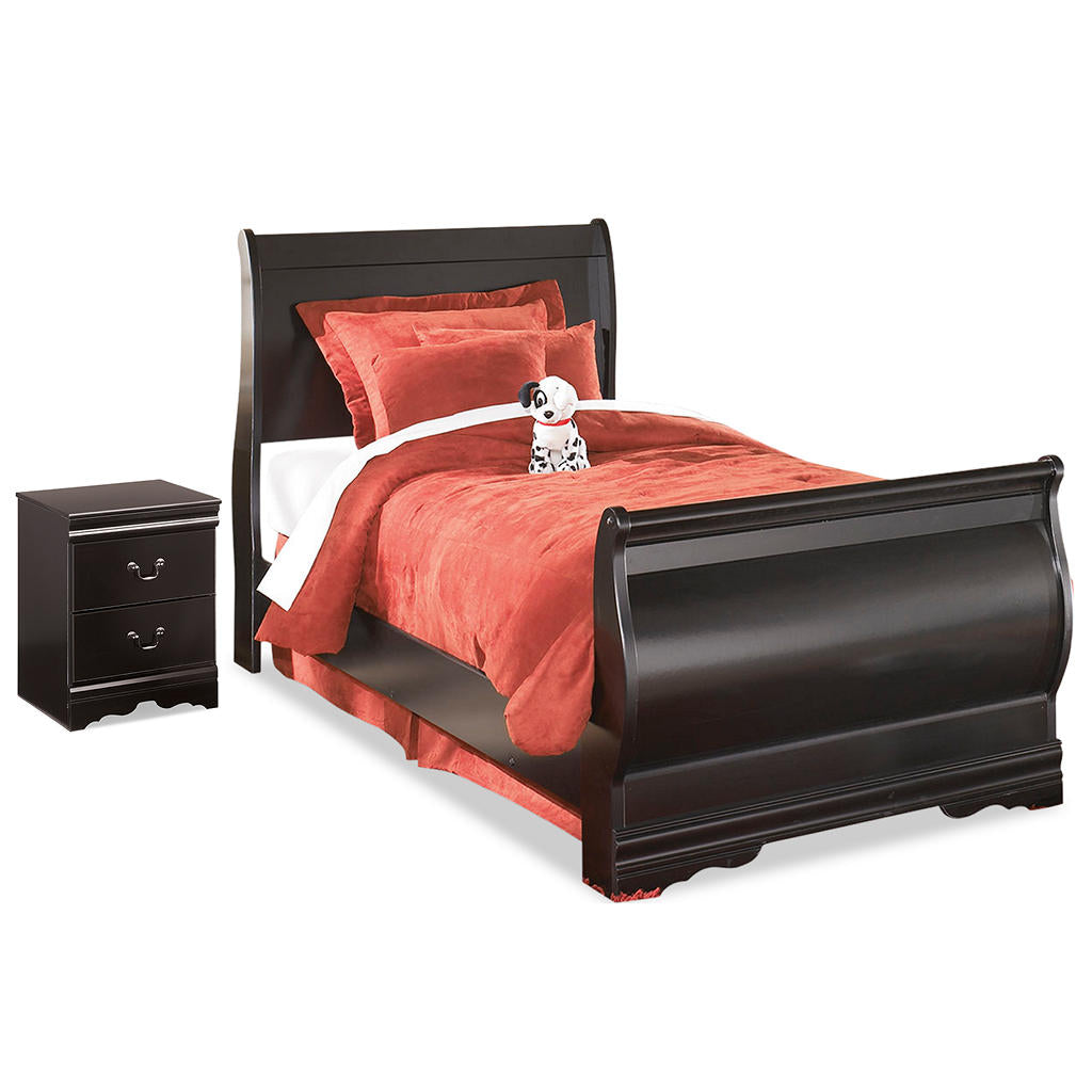 Huey Vineyard Twin Sleigh Bed and Nightstand Signature Design by Ashley® Uncategorized