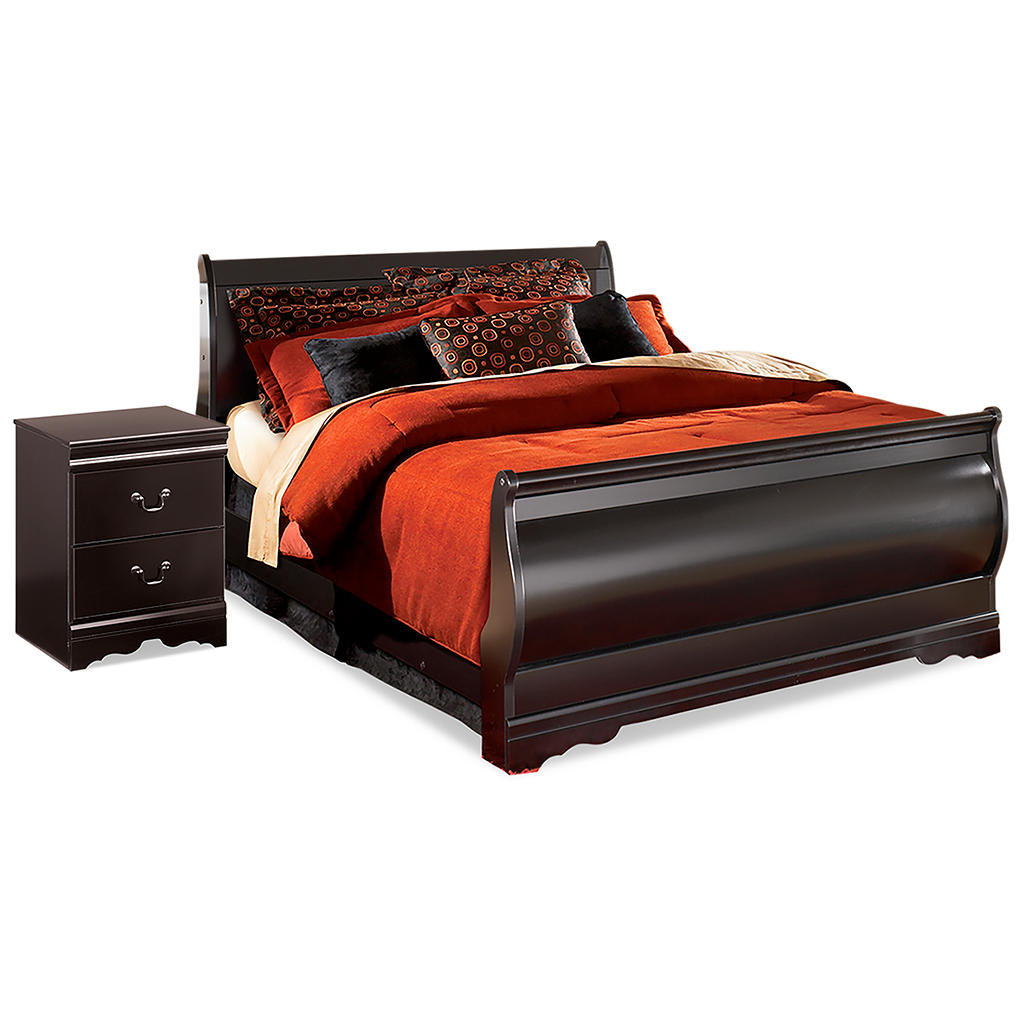 Huey Vineyard Queen Sleigh Bed and Nightstand Signature Design by Ashley® Uncategorized