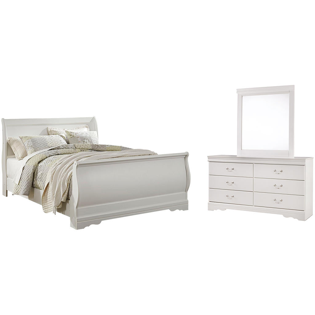 Anarasia Queen Sleigh Bed, Dresser and Mirror Signature Design by Ashley® Uncategorized