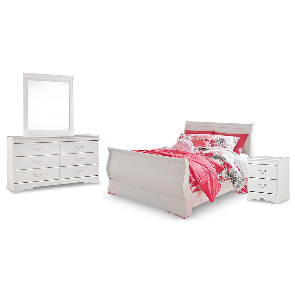 Anarasia Full Bed, Dresser, Mirror and Nightstand — Guest Four Signature Design by Ashley® Uncategorized