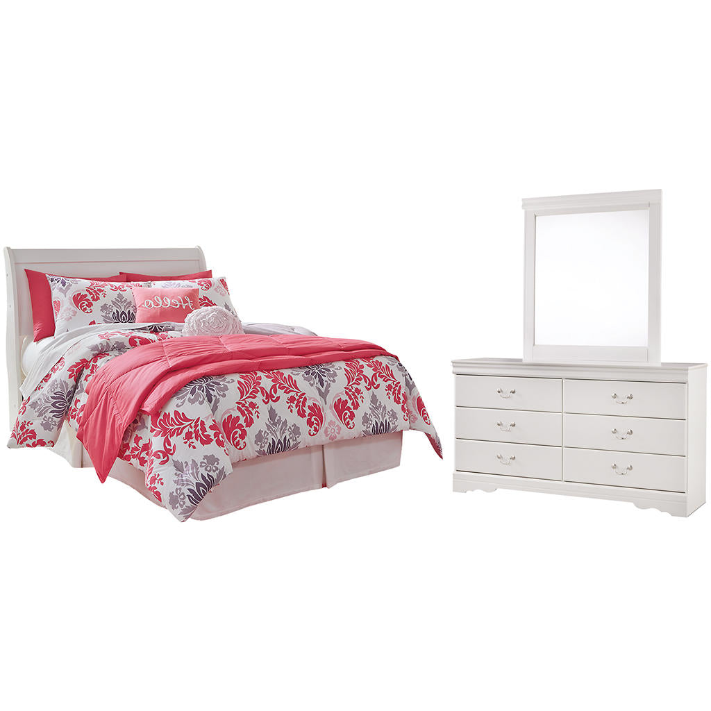 Anarasia Full Sleigh Headboard, Dresser and Mirror Signature Design by Ashley® Uncategorized