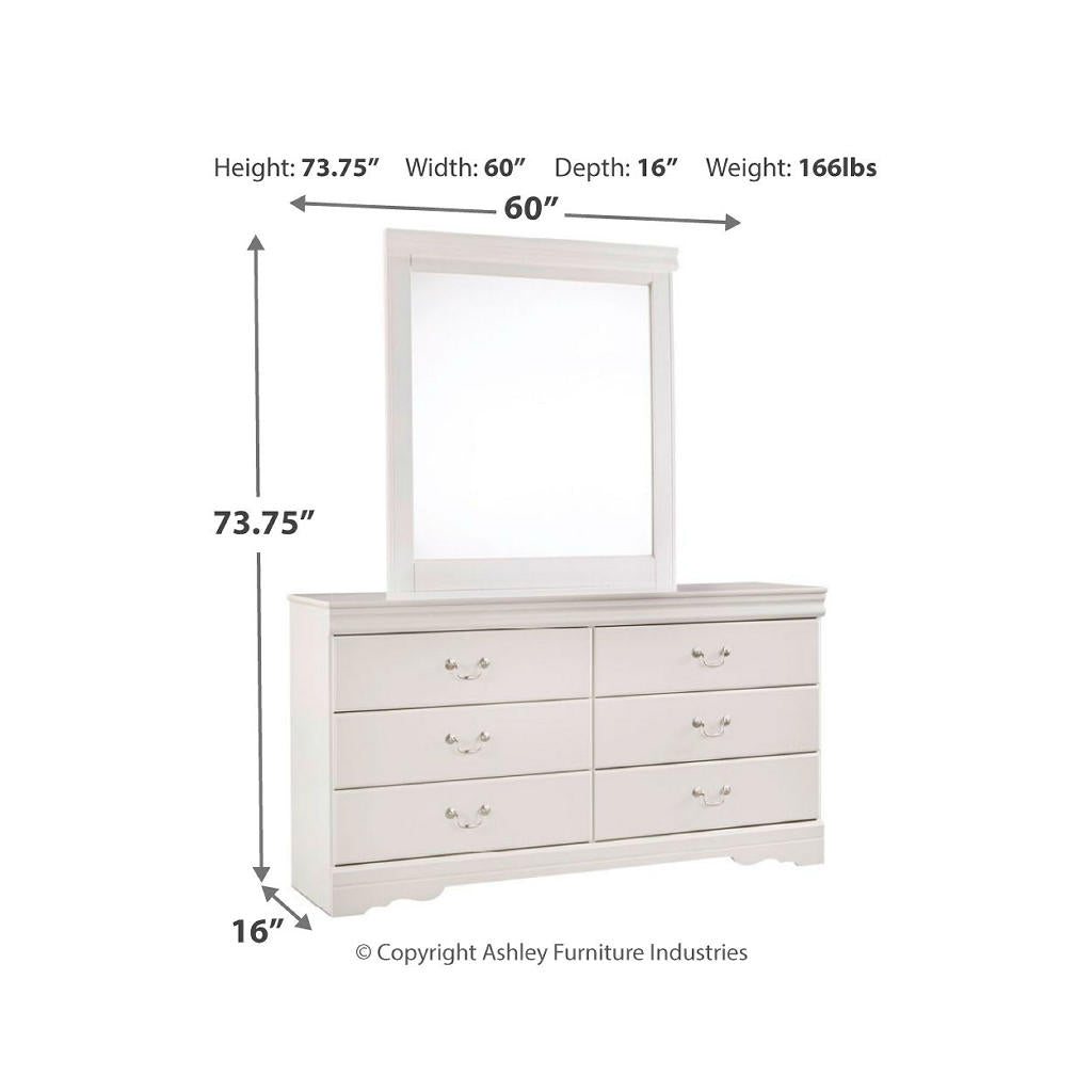 Anarasia Twin Sleigh Bed, Dresser and Mirror Signature Design by Ashley® Uncategorized