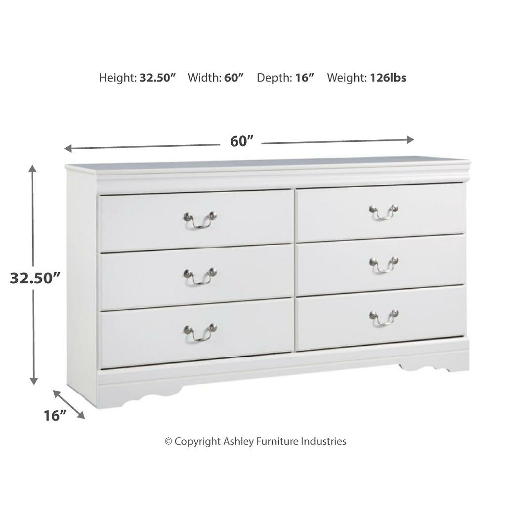 Anarasia Queen Sleigh Bed and Dresser Signature Design by Ashley® Uncategorized