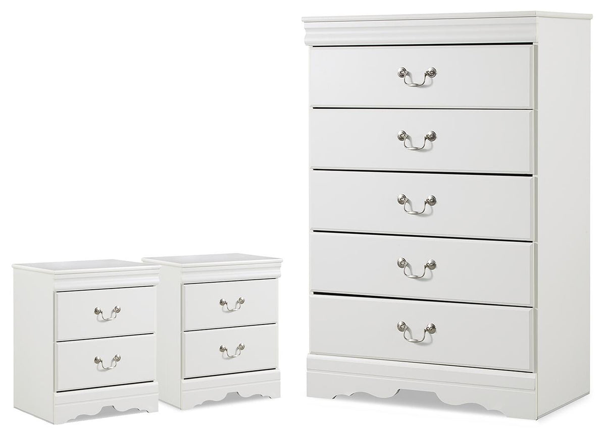 Anarasia Chest and 2 Nightstands — 3-Piece Storage Set Signature Design by Ashley® Bedroom