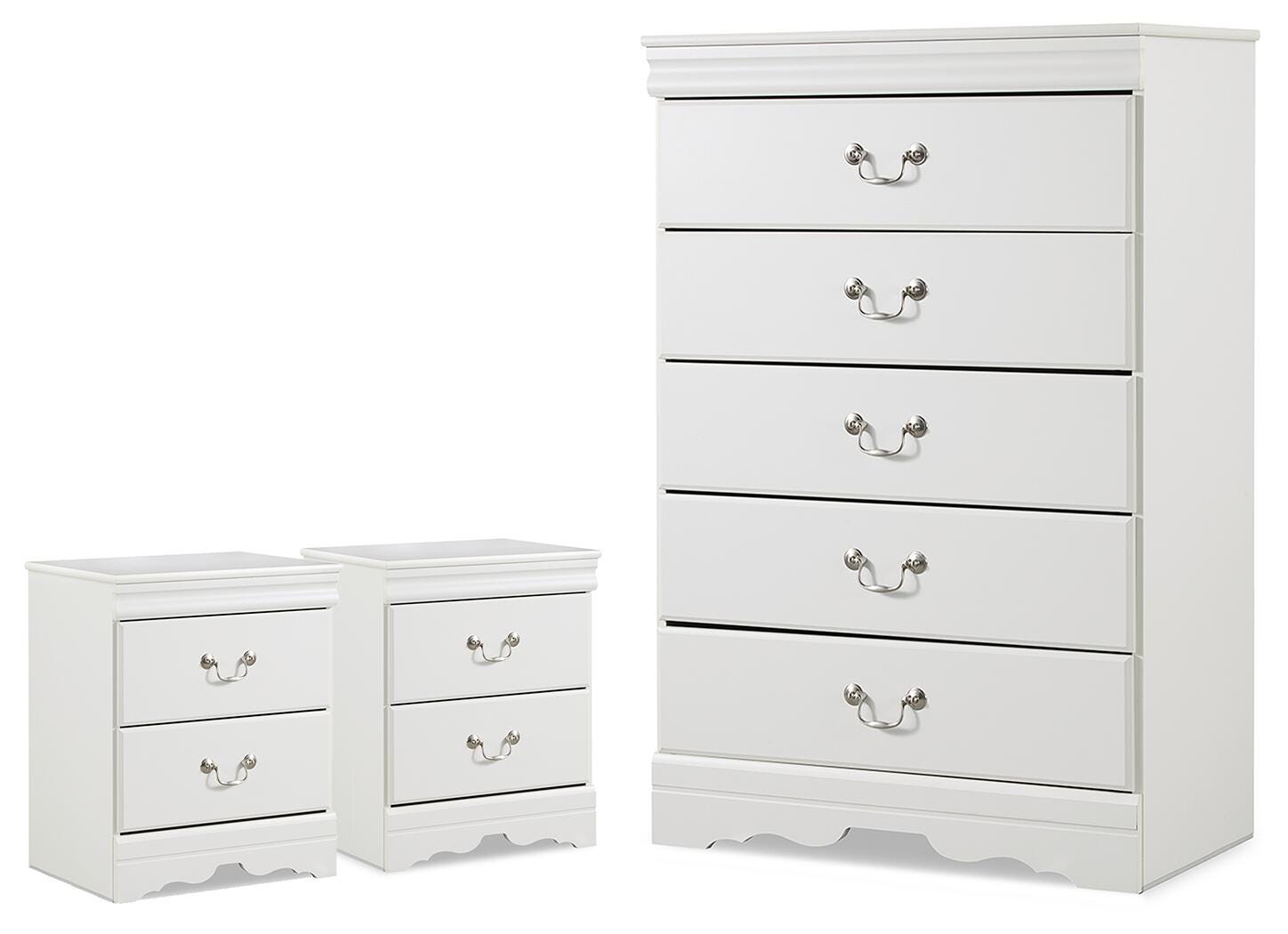 Anarasia Chest and 2 Nightstands — 3-Piece Storage Set Signature Design by Ashley® Bedroom