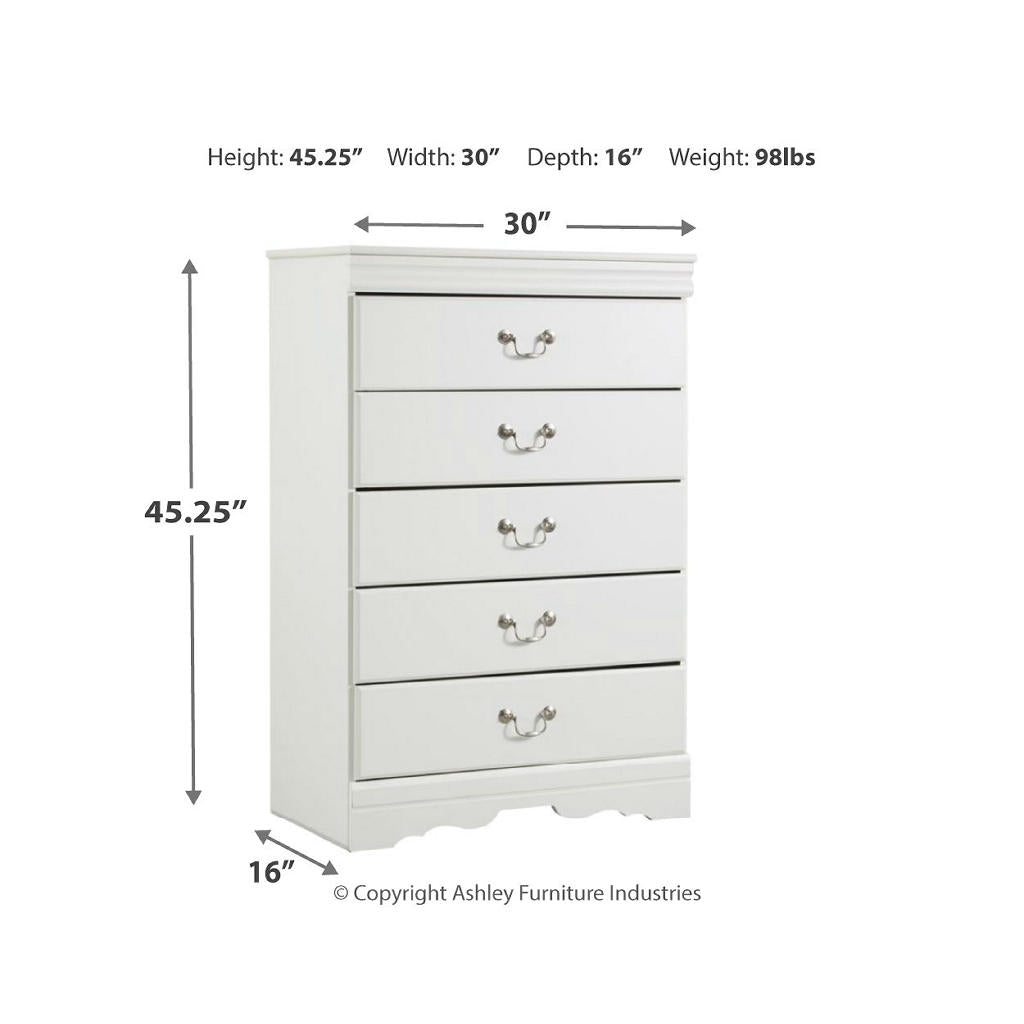 Anarasia Twin Sleigh Bed and Chest Signature Design by Ashley® Uncategorized