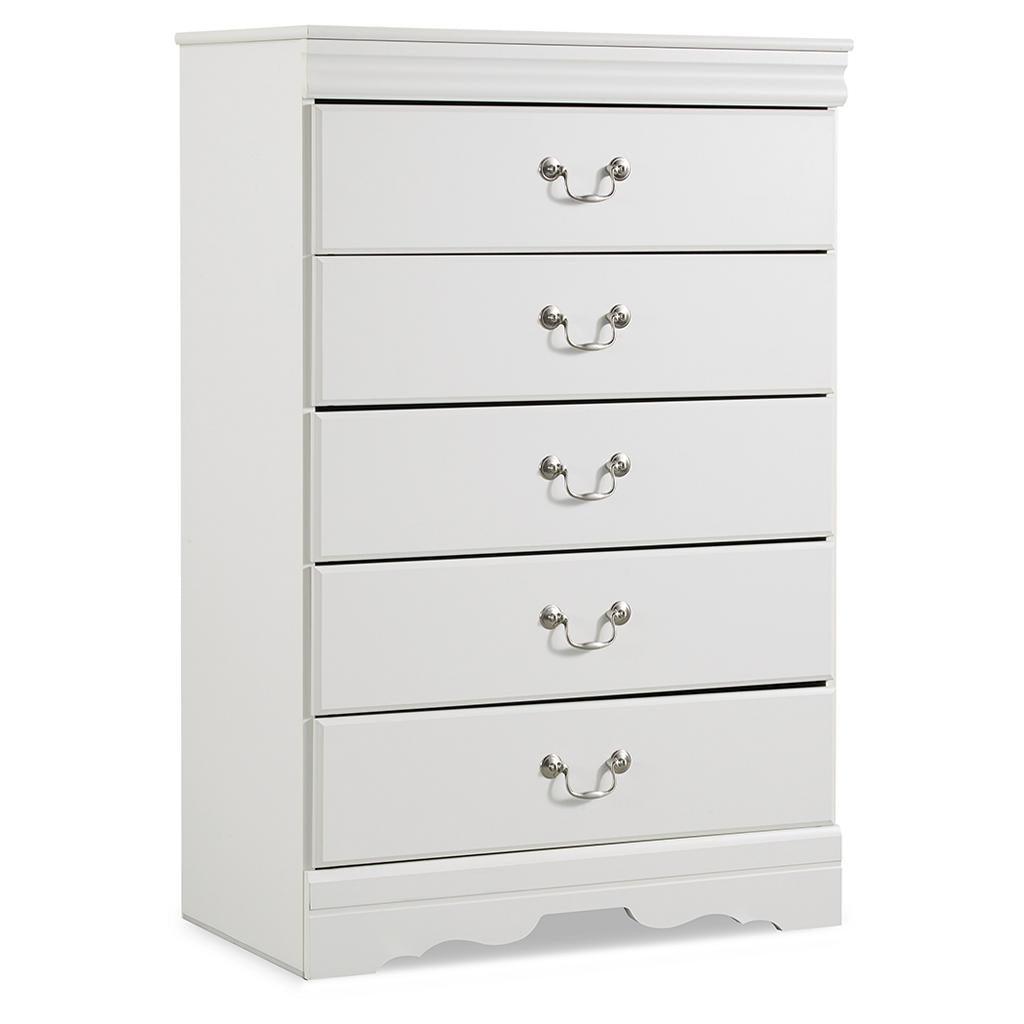 Anarasia Chest — Cottage White Louis Philippe, Slim Fit Signature Design by Ashley® Bedroom