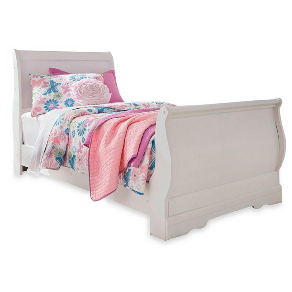 Anarasia Twin Sleigh Bed, Dresser, Mirror and Chest Signature Design by Ashley® Uncategorized
