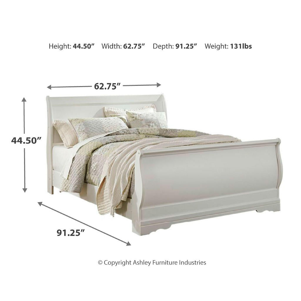 Anarasia Queen Sleigh Bed and Nightstand Signature Design by Ashley® Uncategorized