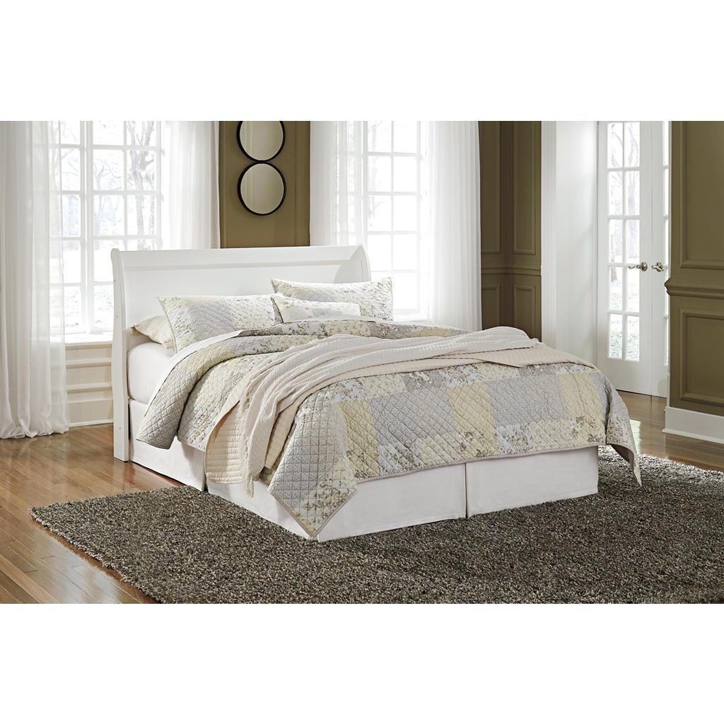 Anarasia Queen Sleigh Headboard — White Curves for Your Frame Signature Design by Ashley® Bedroom