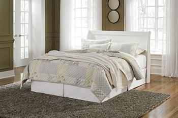 Anarasia Queen Sleigh Headboard — White Curves for Your Frame Signature Design by Ashley® Bedroom