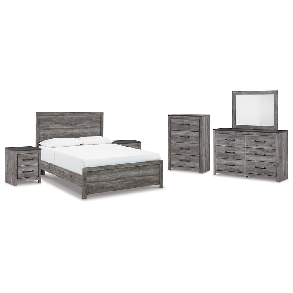 Bronyan Queen Panel Bed, Dresser, Mirror, Chest and 2 Nightstands Signature Design by Ashley® Uncategorized