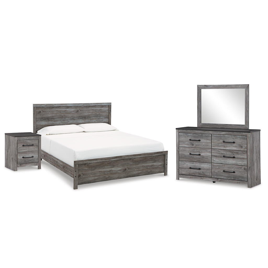 Bronyan King Panel Bed, Dresser, Mirror and Nightstand Signature Design by Ashley® Uncategorized