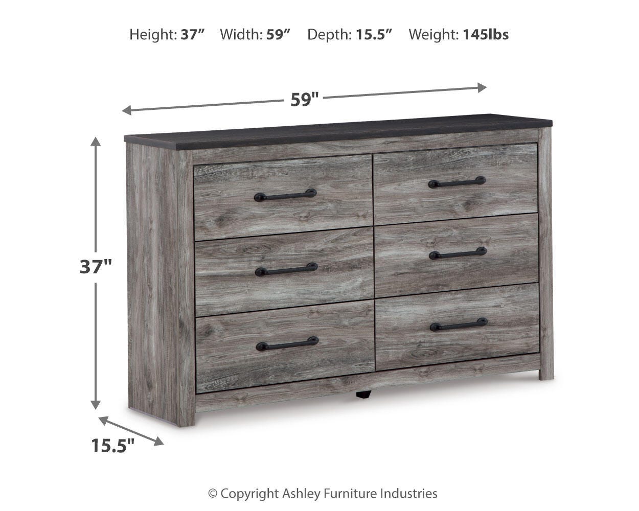 Bronyan Queen Panel Bed and Dresser — 2-Piece Set Signature Design by Ashley® Bedroom