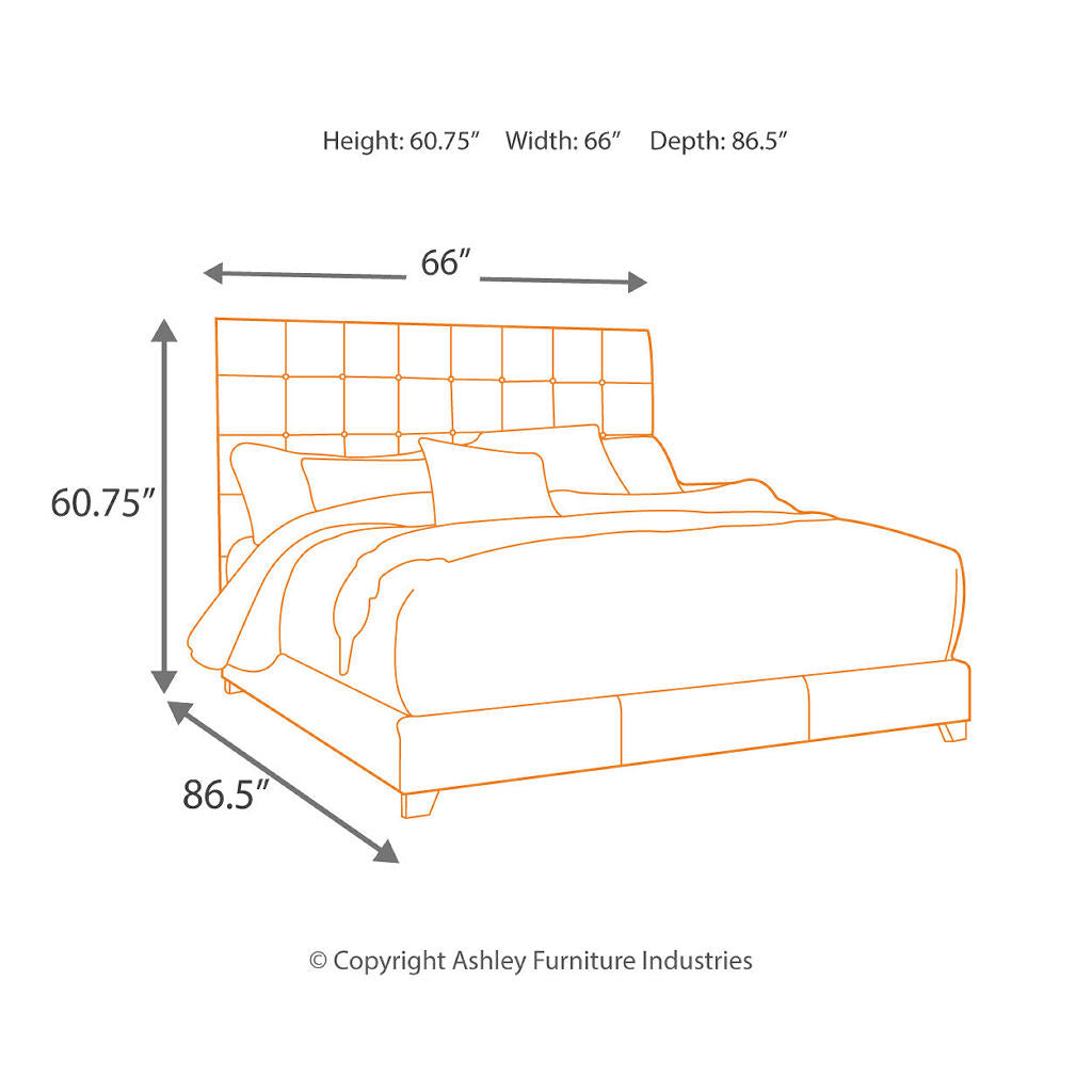 Dolante Queen Upholstered Bed with Chest of Drawers and Nightstand Signature Design by Ashley® Uncategorized