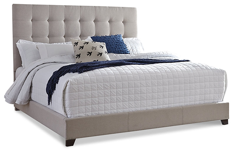 Dolante King Upholstered Bed with Mattress