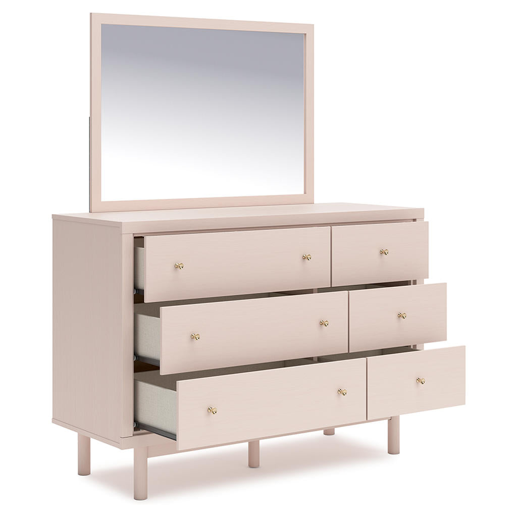 Wistenpine Full Upholstered Panel Bed, Dresser and Mirror Signature Design by Ashley® Uncategorized