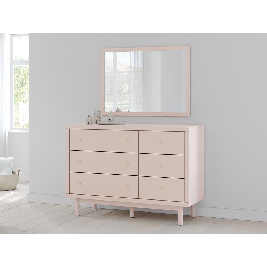 Wistenpine Twin Upholstered Panel Headboard, Dresser and Mirror Signature Design by Ashley® Uncategorized