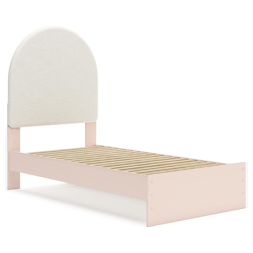 Wistenpine Twin Upholstered Panel Bed with Storage Signature Design by Ashley® Beds