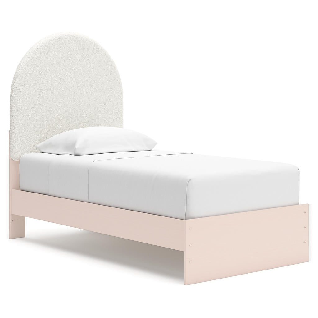 Wistenpine Twin Upholstered Panel Bed with Storage Signature Design by Ashley® Beds