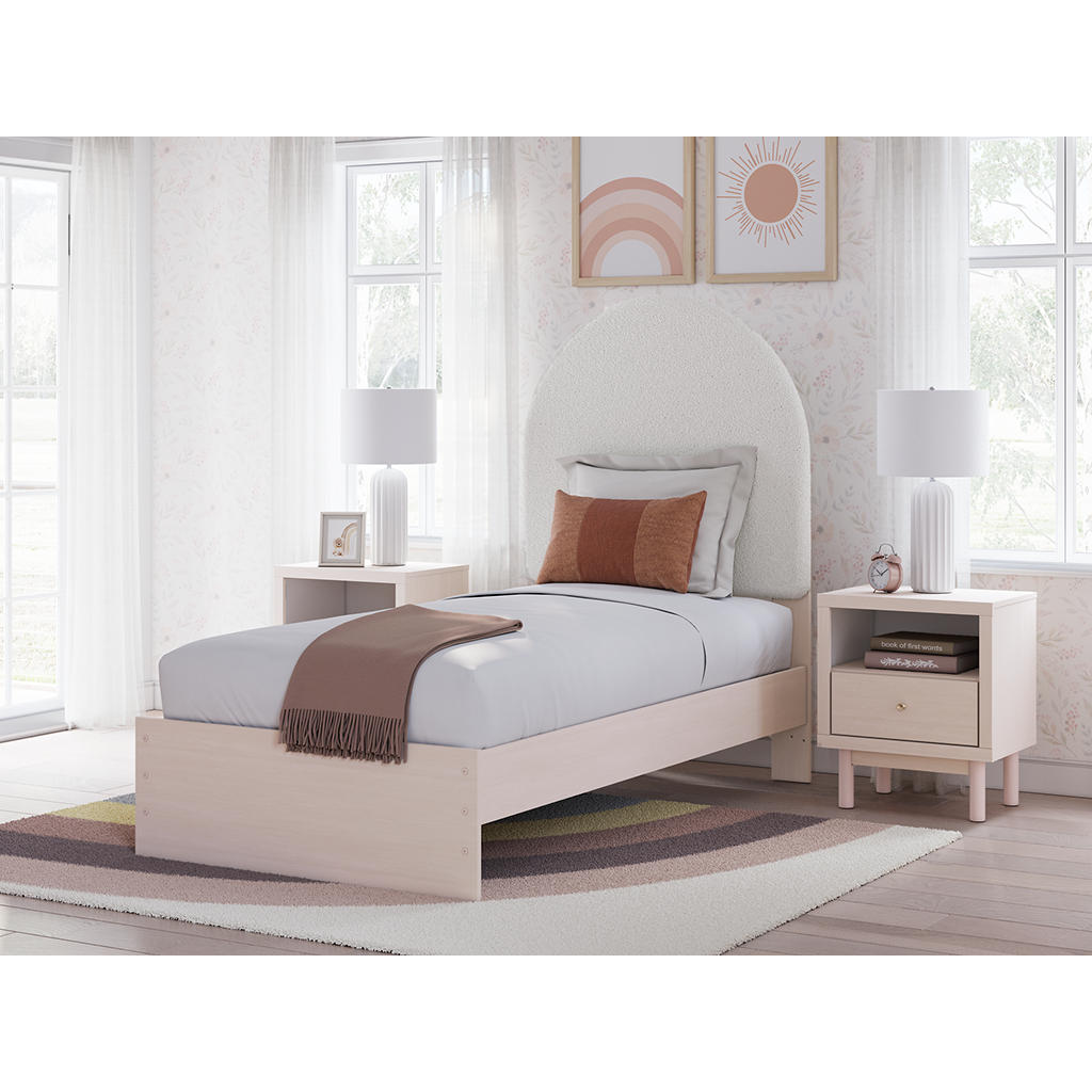 Wistenpine Twin Upholstered Panel Bed Signature Design by Ashley® Beds