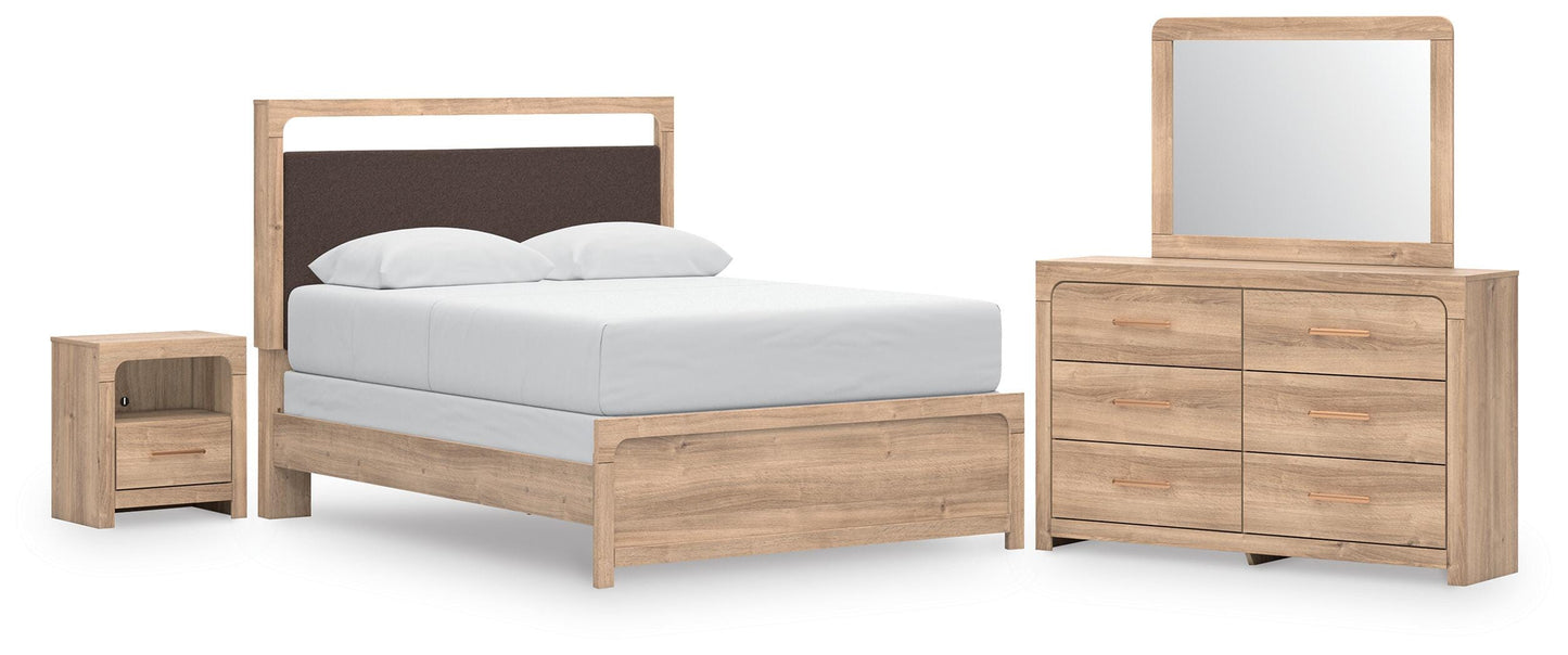 Kinlanni Queen Panel Bed, Dresser, Mirror and Nightstand Signature Design by Ashley® Bedroom