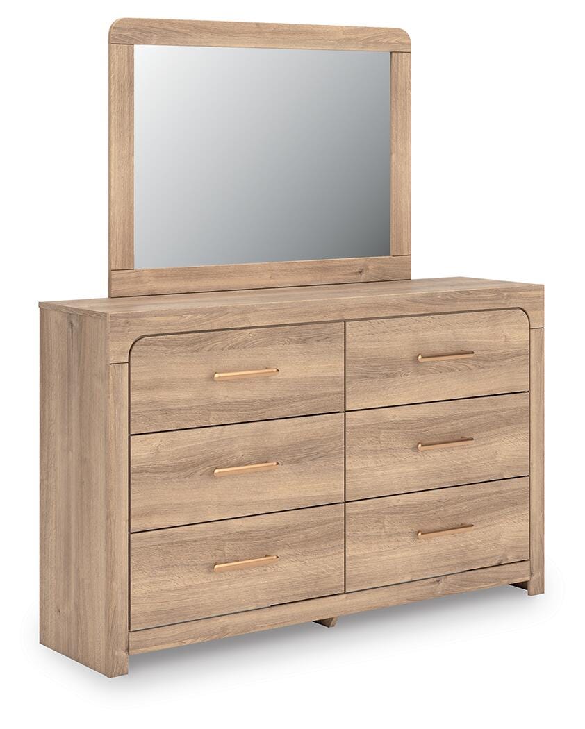 Kinlanni Queen Panel Bed, Dresser, Mirror and Nightstand Signature Design by Ashley® Bedroom