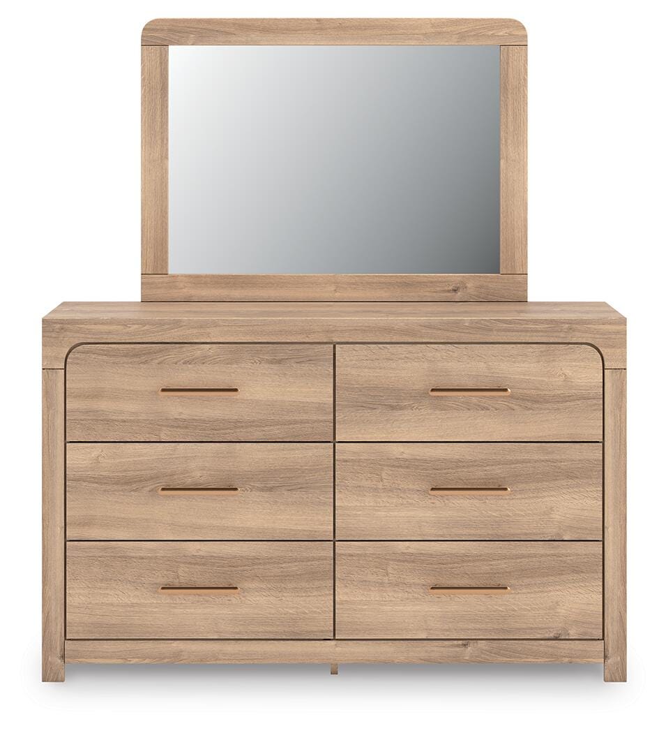 Kinlanni Queen Panel Bed, Dresser, Mirror and Nightstand Signature Design by Ashley® Bedroom