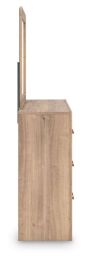 Kinlanni Queen Panel Bed, Dresser, Mirror and Nightstand Signature Design by Ashley® Bedroom
