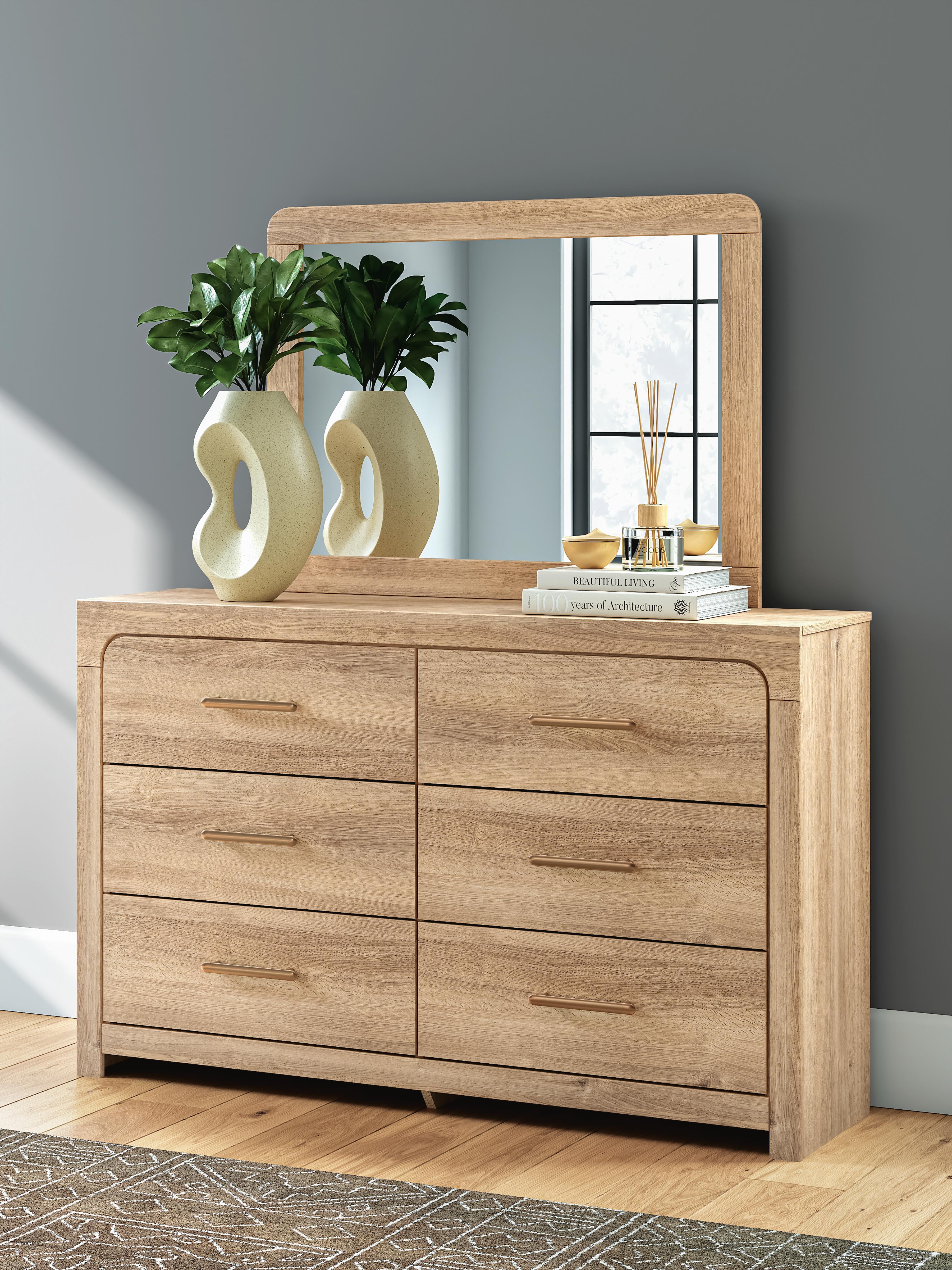 Kinlanni Queen Panel Bed, Dresser, Mirror and Nightstand Signature Design by Ashley® Bedroom